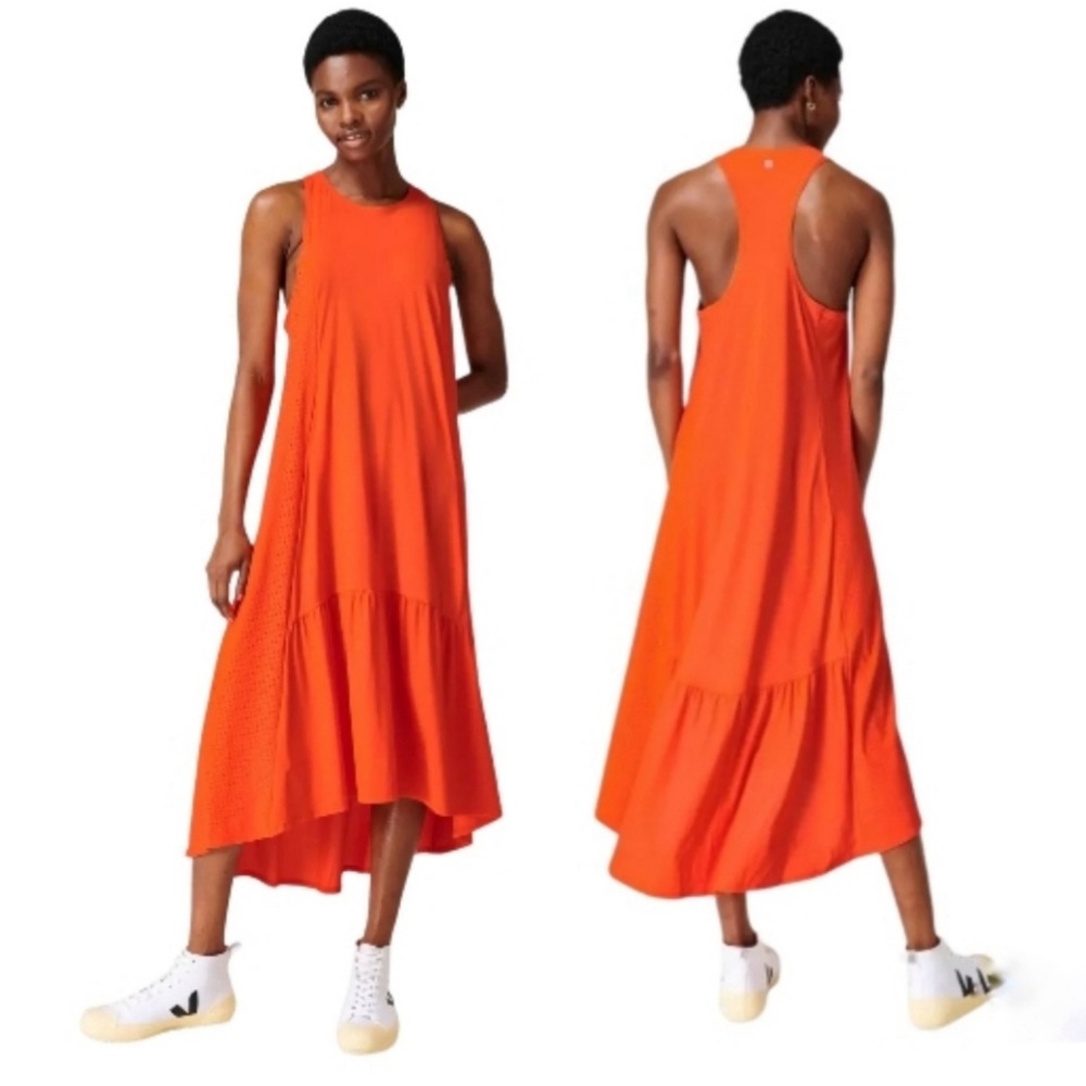 Red Sweaty Betty dress